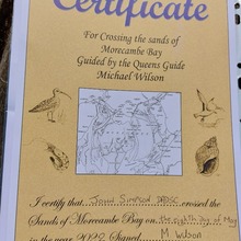 Bay Walk Certificate